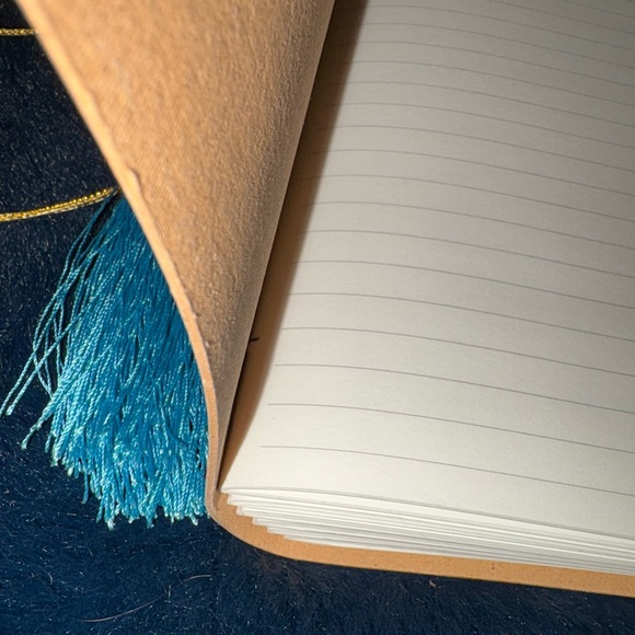 NWT- Green and Gold Floral Journal with gold beads and tassel💙 - Picture 10 of 10